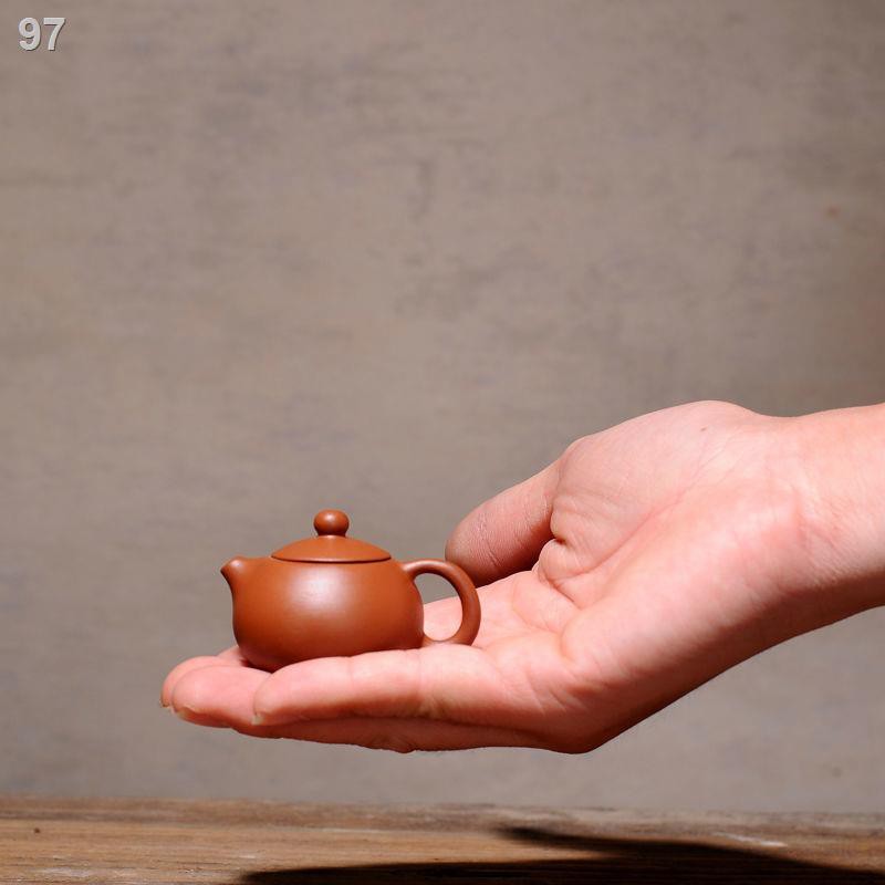 ☾❃❈Mini có thể nâng cao nhỏ bằng đất sét màu tím Cá nhân hóa đồ trang trí thú cưng bằng trà Khay trà, phụ kiện trà đạo,