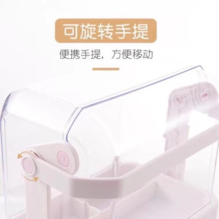 Tủ mỹ phẩm có nắp che bụi