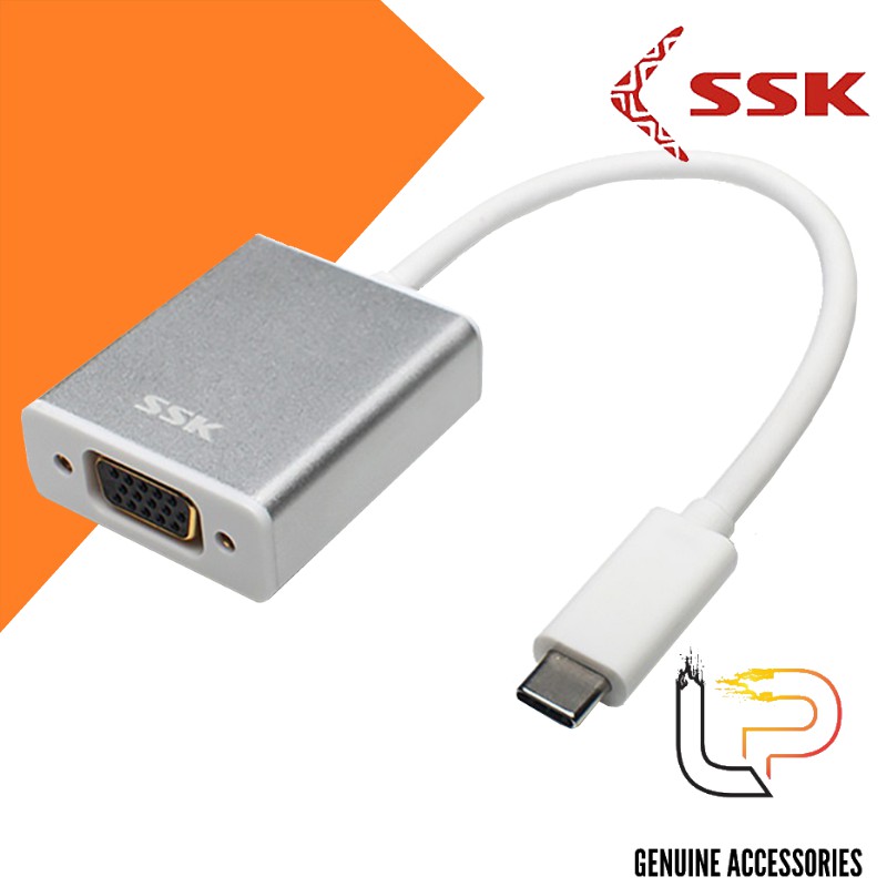 CÁP CHUYỂN USB TYPE-C RA VGA SSK (SHU-C015)