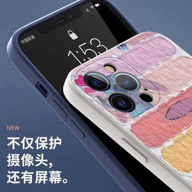 Ốp lưng điện thoại di động silicon lỏng phong cách mới cá tính trí thun ngắn tayđủ Max Soft 6s | BigBuy360 - bigbuy360.vn