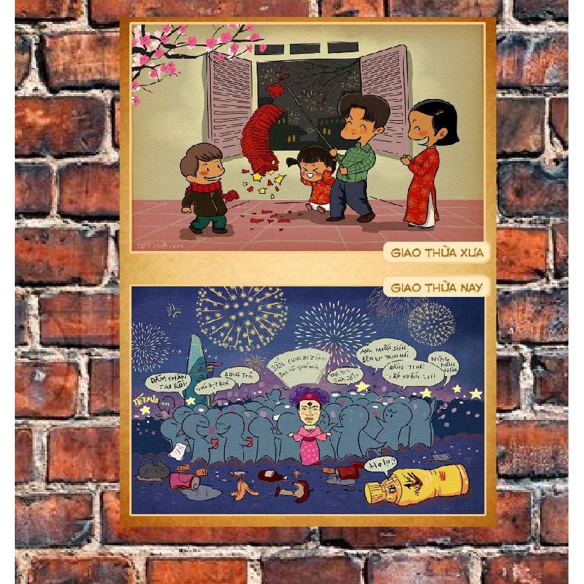 Tranh thiếc  "TẾT VIỆT NAM"