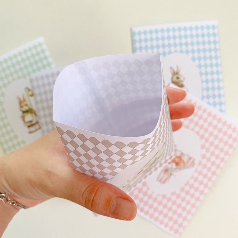 Set 10 túi giấy mini 15x10cm hoạ tiết hàn quốc