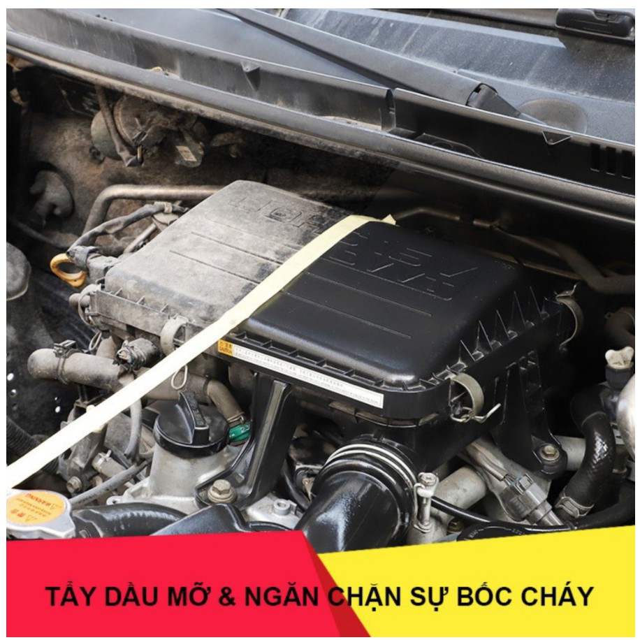 Vệ sinh nhanh bộ khoang máy chống cháy nổ ô tô ENGINE CLEANER CARJAY