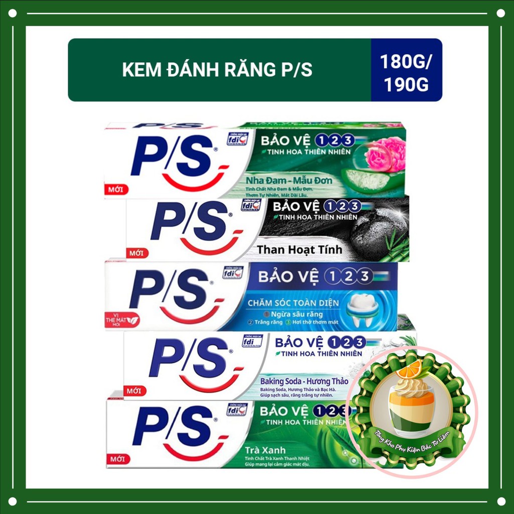 Kem đánh răng P/S Bảo Vệ 123 (180g/190g)