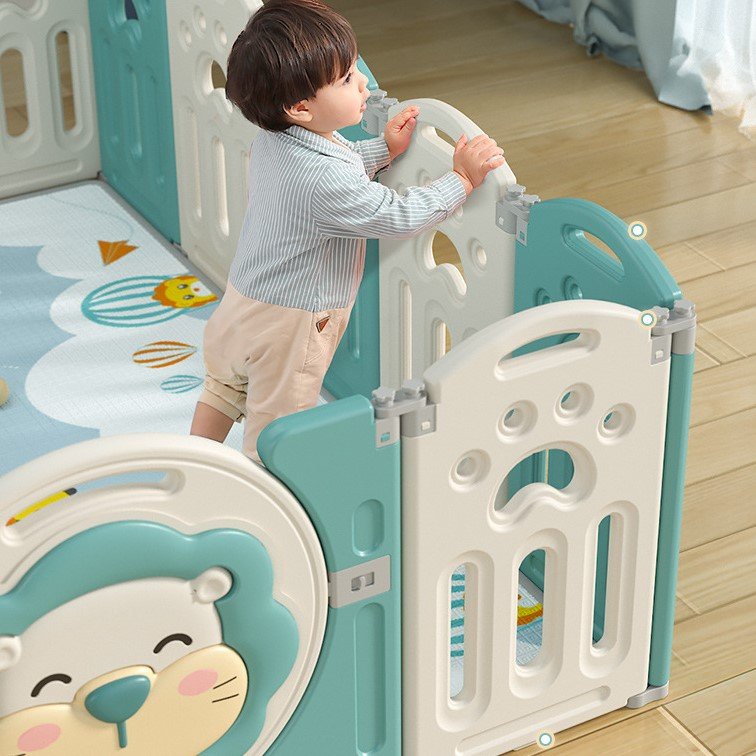 Bộ quây bóng cầu trượt xích đu bóng rổ Honper đầy đủ phụ kiện phân phối chính hãng