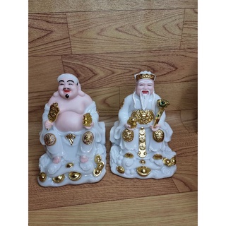 Cặp thần tài ông địa 8in mẫu mới ông thần tài thổ địa