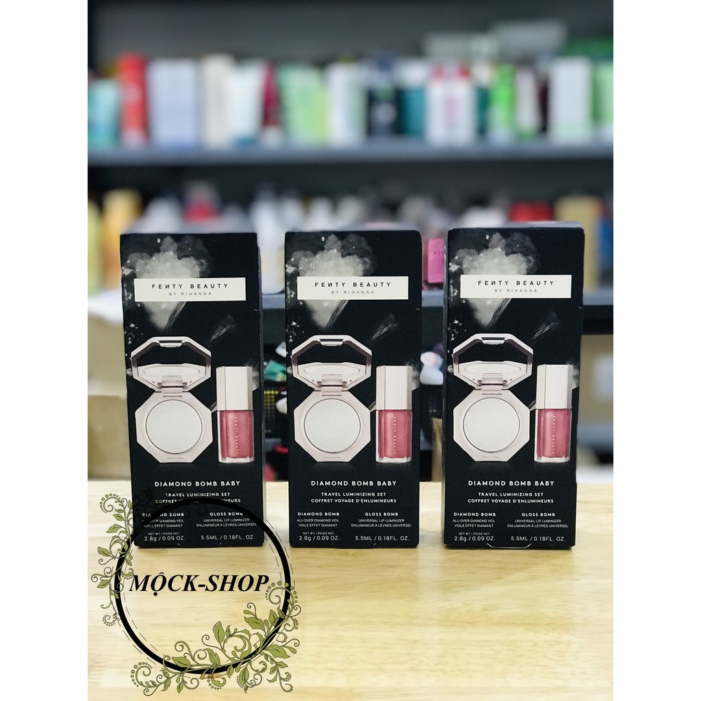 Set mini son bóng và highlight Fenty | BigBuy360 - bigbuy360.vn