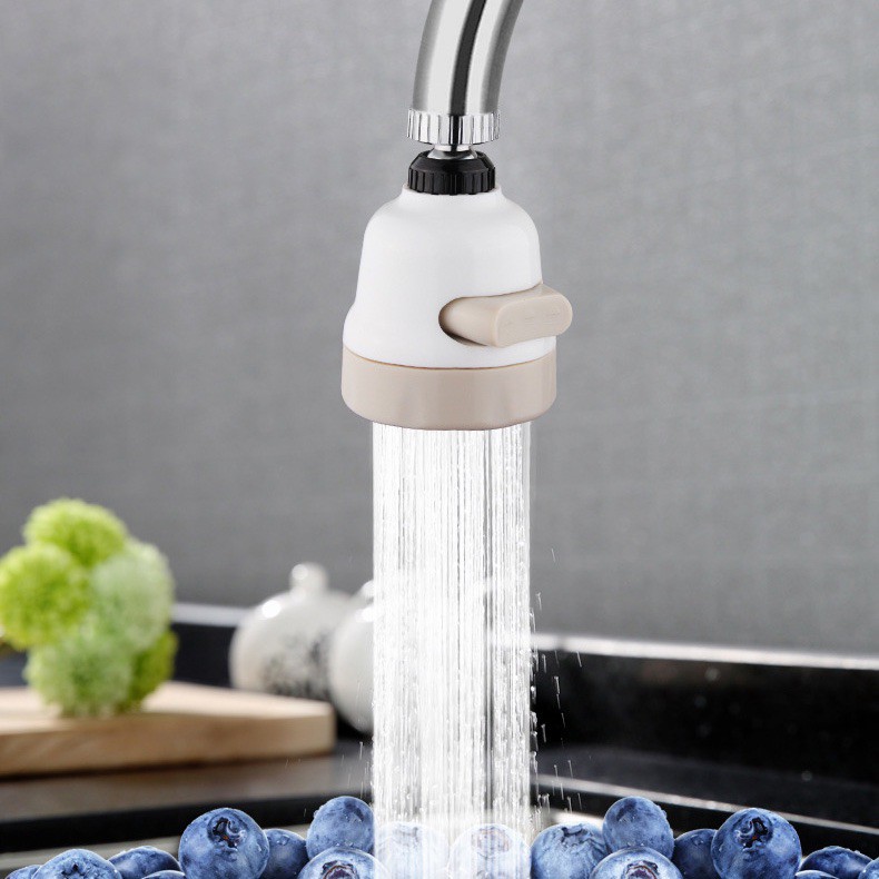 ĐẦU VÒI TĂNG ÁP LỰC CHO NƯỚC XOAY 360 ĐỘ ( Áp suất nước rất mạnh 3 CHẾ ĐỘ XẢ)