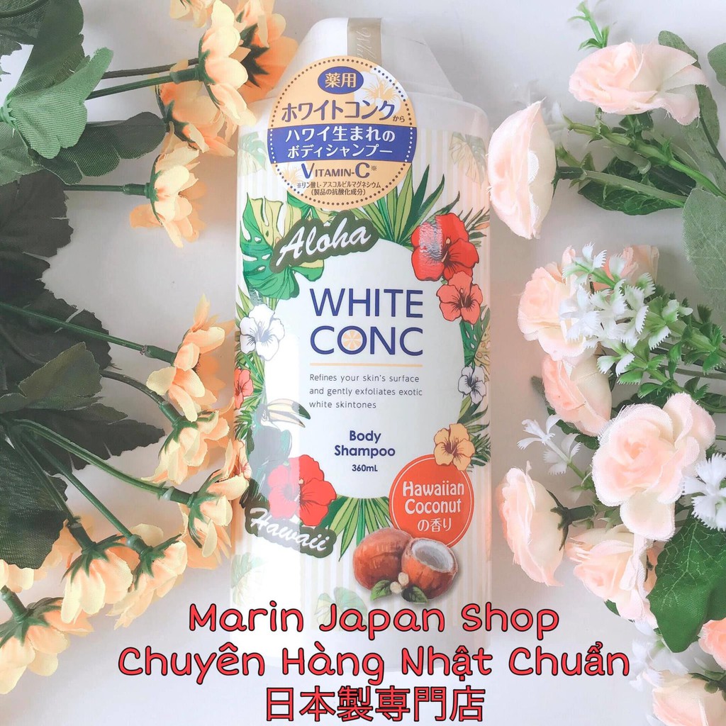 Bộ dưỡng trắng da Body trọn bộ white ConC