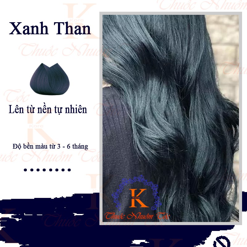 Thuốc nhuộm tóc XANH ĐEN / XANH THAN / XANH DƯƠNG ĐEN Chenglovehairs, Chengloveshair, Chengloveshairs, Chenglovehair