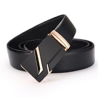 Thắt Lưng Da Nam Khóa Tự Động Cao Cấp Dây Nịt Nam Da Bò Chính Hãng Dây 2 Da May Viền 2 Bên ( GIÁ RẺ+ĐẸP)