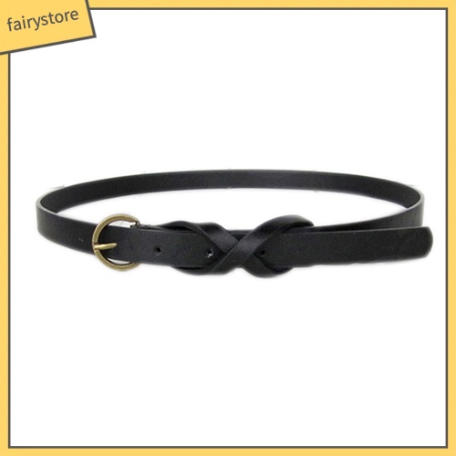 Dây nịt cho nữ mảnh giả da kiểu dáng đơn giản