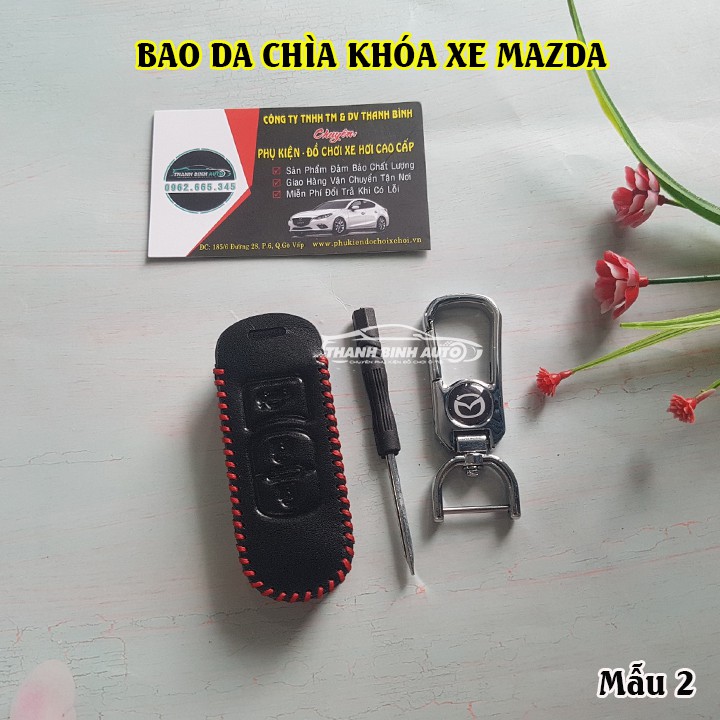 Móc Treo Chìa Khóa Bao Da Cao Cấp Xe Mazda - Thanh Bình Auto