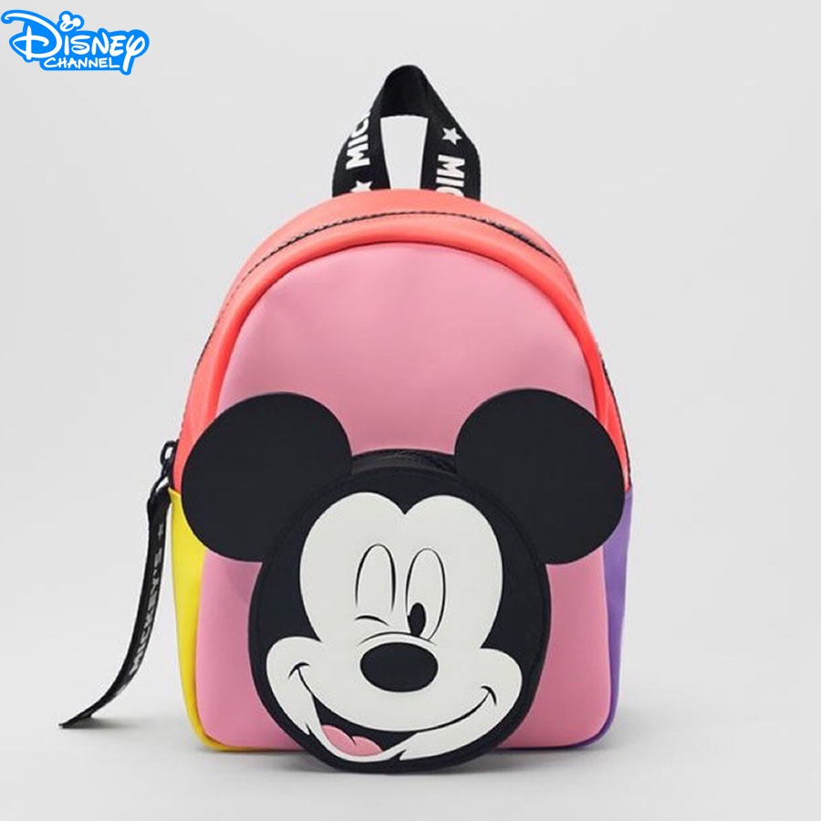 DISNEY Ba Lô Hình Chuột Mickey Minnie Dễ Thương Cho Bé Trai Và Gái