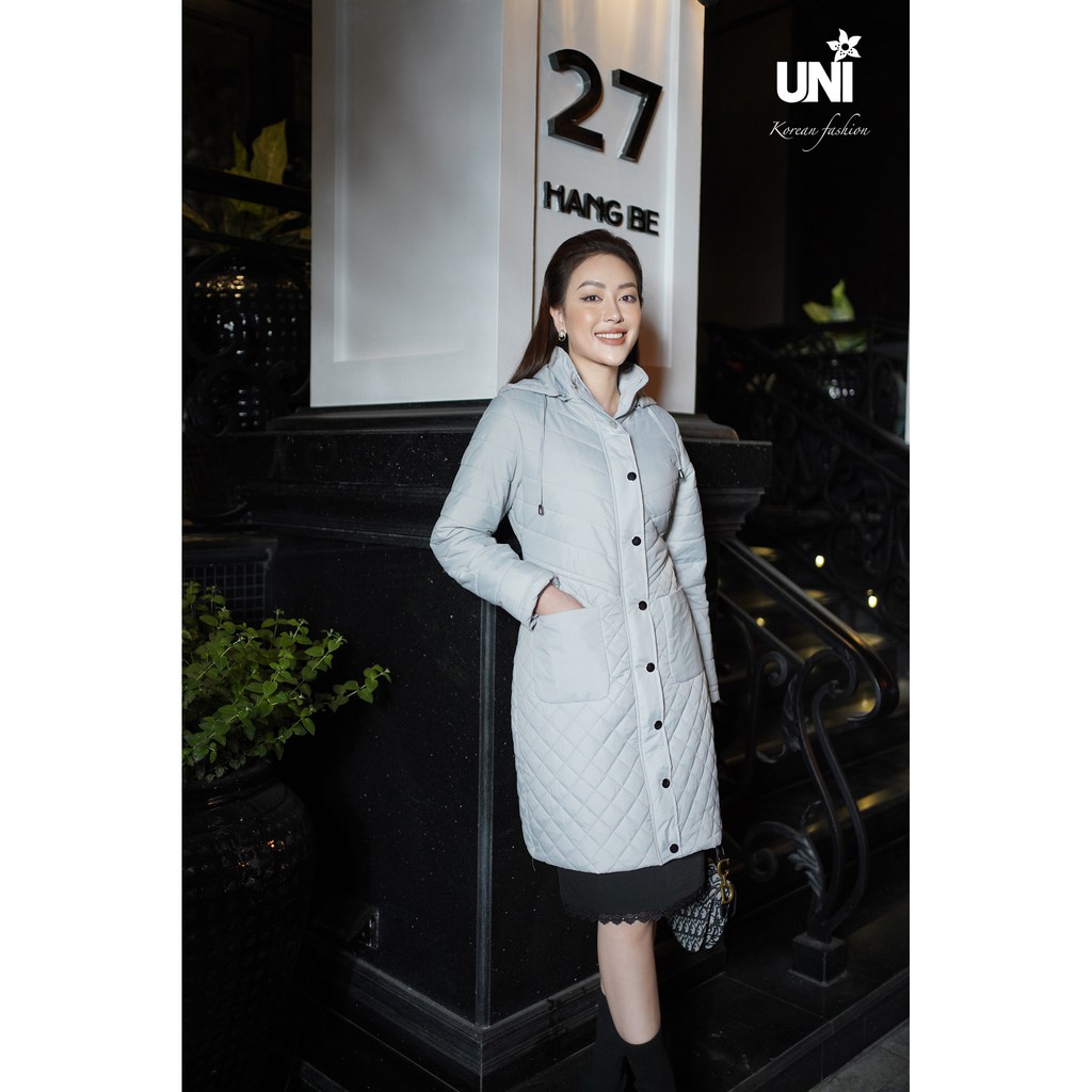 Áo Phao Nữ UNIVTH Dáng Dài Công Sở 2AP206 Uni Korean Fashion | BigBuy360 - bigbuy360.vn