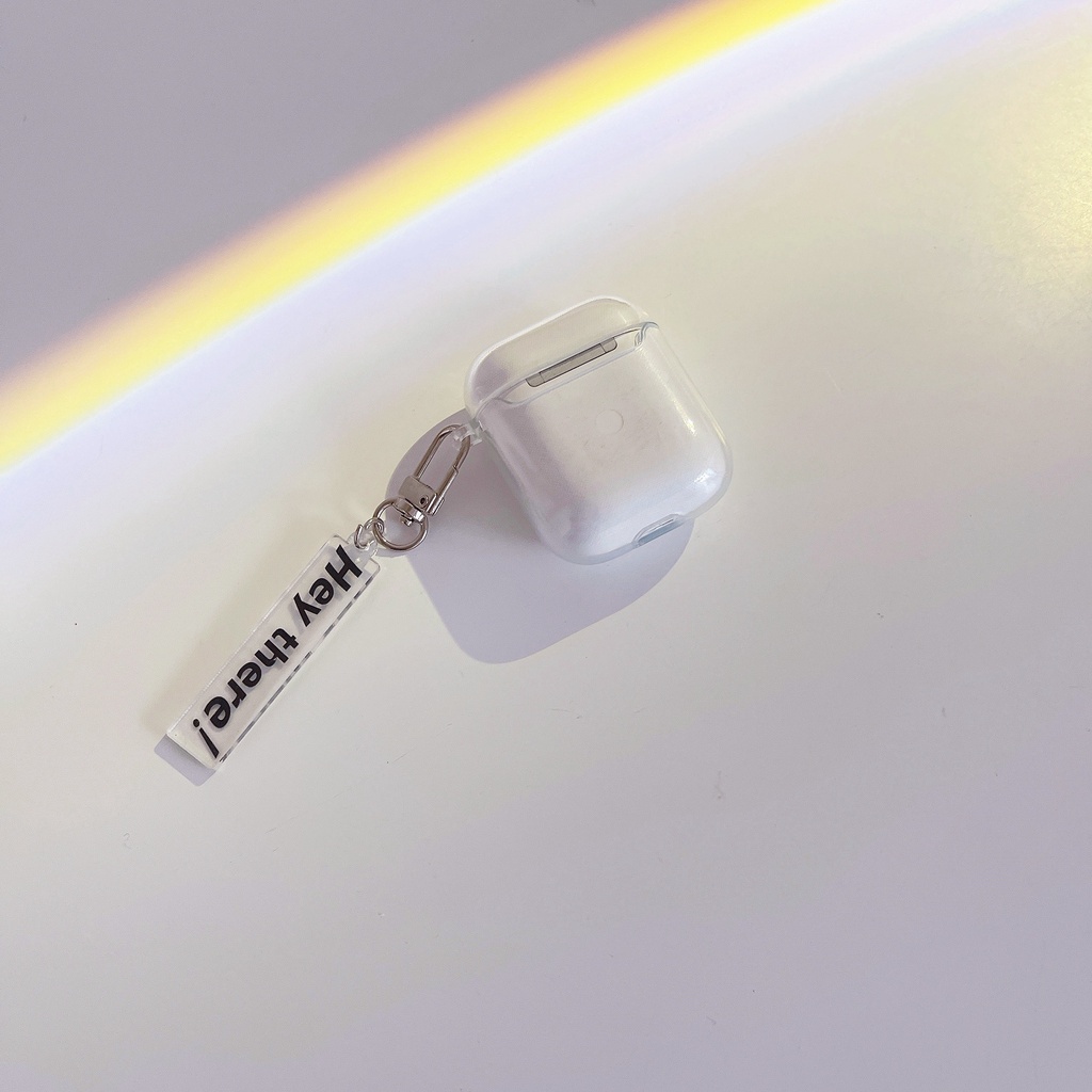 Vỏ Bảo Vệ Hộp Sạc Tai Nghe Bluetooth AirPods 1 2 pro 3 2021 gen3 Bằng Silicon TPU Mềm Trong Suốt Hình Động Vật Chống Thất Lạc