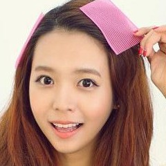 Miếng dán tóc mái gọn gàng tạo kiểu tóc phồng xinh xắn cho nữ