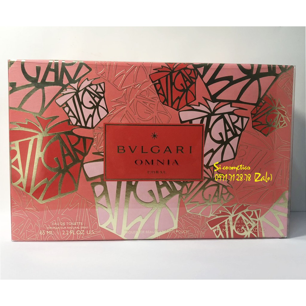 Bộ nước hoa Bvlgari Omnia Coral | Thế Giới Skin Care