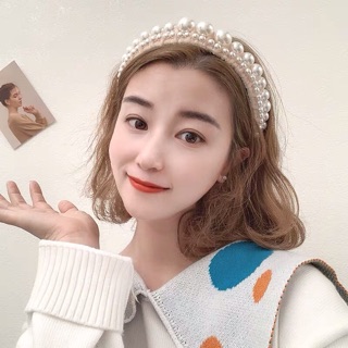 Bờm nhung đính trai