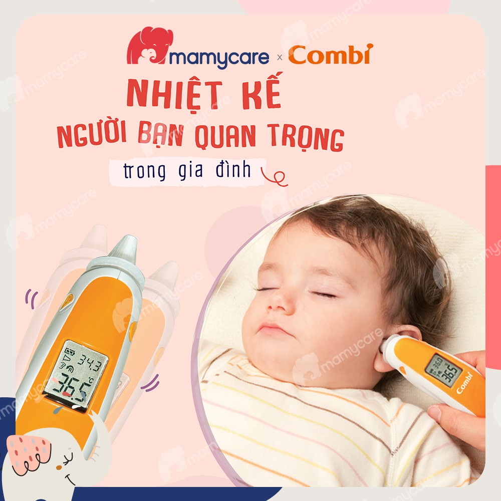 Nhiệt kế điện tử hồng ngoại qua tai Combi kiểm tra thân nhiệt dễ dàng - MAMYCARE