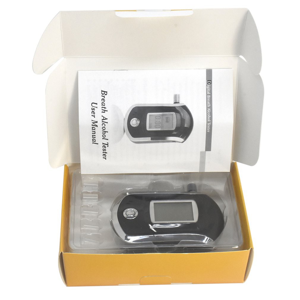 [ready stock] AT6000 Digital LCD Breath Alcohol Tester Meter Breathalyzer
