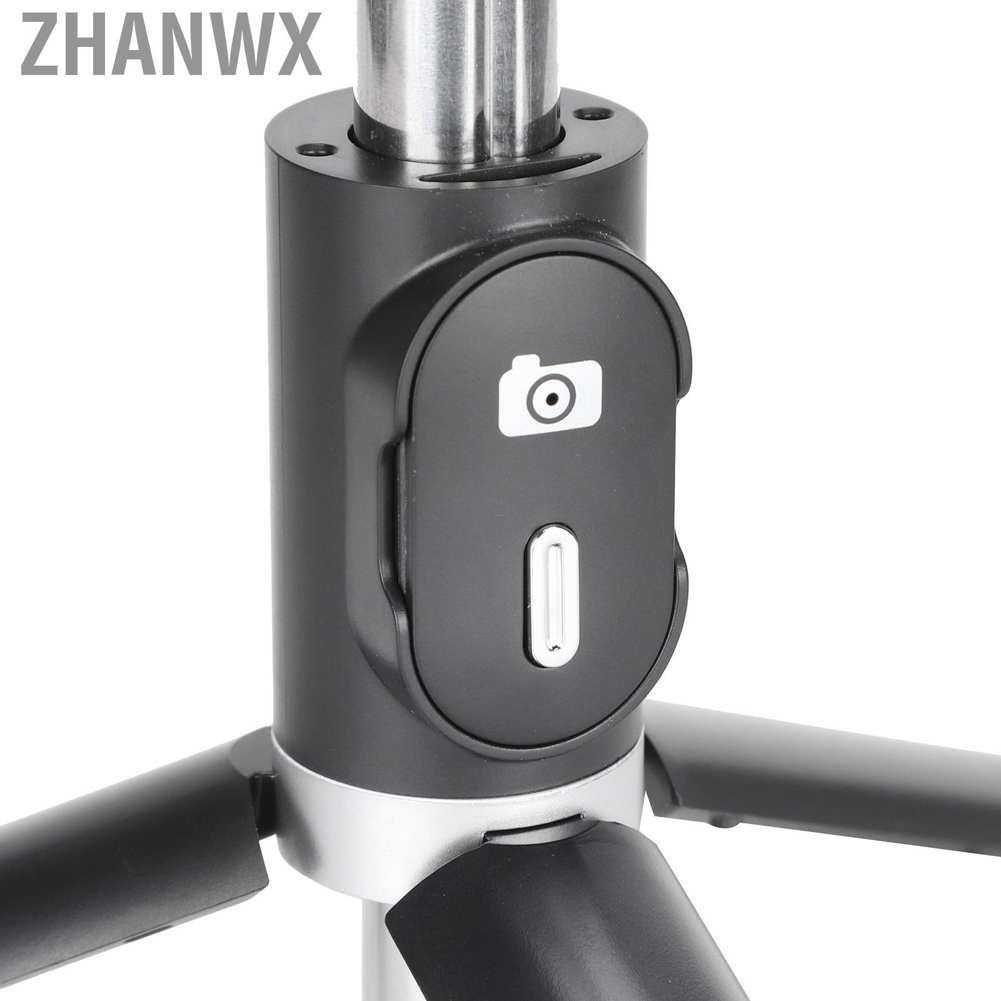 Zhanwx Tripod Selfie Stick with Light Mobile Phone Wireless Bluetooth Foldable Mini Stand | BigBuy360 - bigbuy360.vn