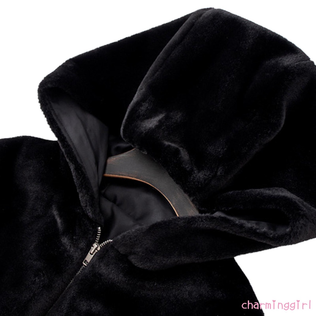 Áo khoác lông dài tay màu sắc thời trang cá tính dành cho nữ