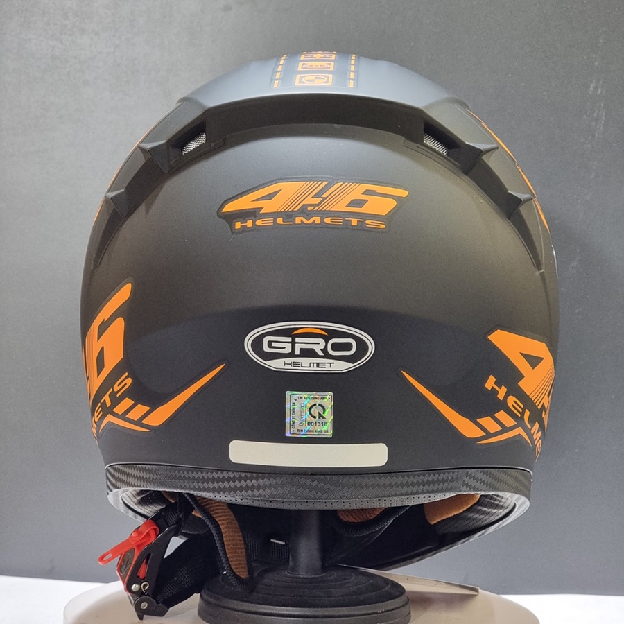 Mũ bảo hiểm Full Face ST26 chính hãng GRO, kiểu dáng thể thao size 56-59cm