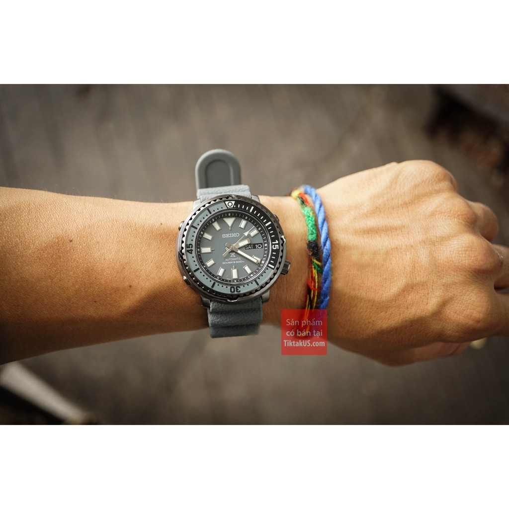 Đồng hồ thể thao nam SEIKO SRPE31K1 Prospex Street Series "Urban Safari" Grey Ref. SBDY061 size 43mm dây cao su