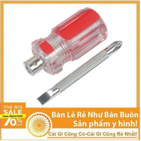 Tô Vít 2 Đầu 4 Cạnh 2 Cạnh Đa Năng Màu Đỏ Dài 8cm