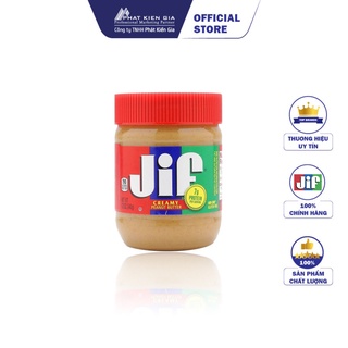 Bơ đậu phộng mịn jif 340g