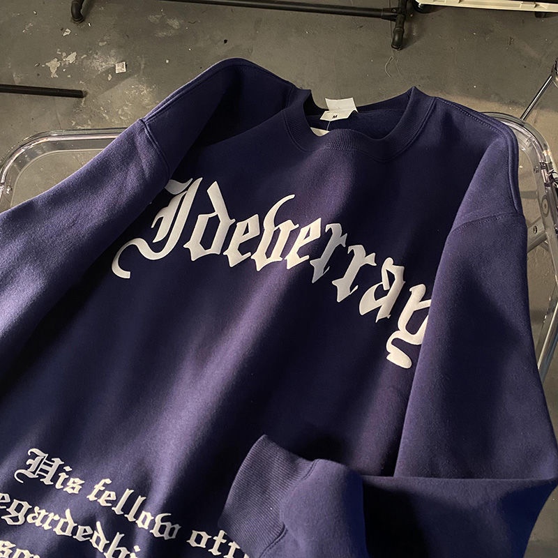 Áo Sweater Mỏng Dáng Rộng Phong Cách Hip Hop Đường Phố Mỹ Cá Tính Cho Nam Nữ