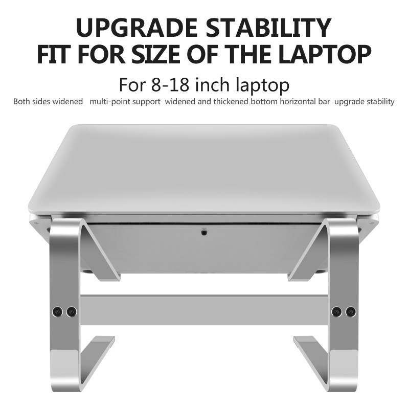 Giá Đỡ Máy Tính, Laptop, iPad, Macbook Hợp Kim Nhôm Cao Cấp L210. Dễ Tản Nhiệt Máy Tính Chống Mỏi Cổ, Vai và cổ tay | BigBuy360 - bigbuy360.vn