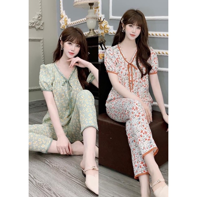 đồ bộ lụa trẻ trung duyên dáng mặc nhà SLV_02