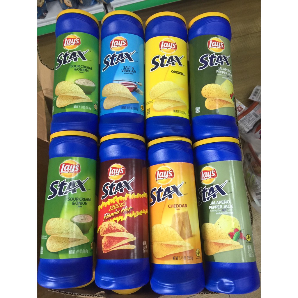 Khoai Tây Lay's Stax 163g Mỹ