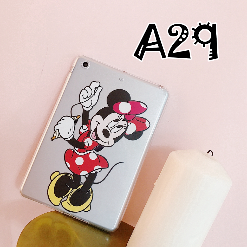 For iPad Air 2 Mini 2 3 4 5 iPad 6 Pro 11 Air3/Pro 10.5 Case Cute Mickey Minnie Pattern Transparent Cover | BigBuy360 - bigbuy360.vn