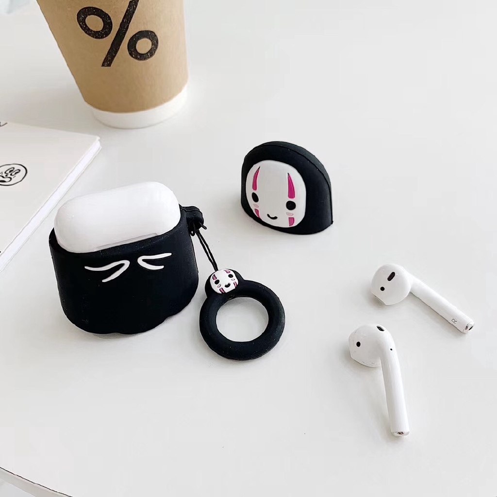 Vỏ bảo vệ tạo hình vô diện nhân phong cách hoạt hình đáng yêu cho hộp đựng tai nghe Airpods 1/2