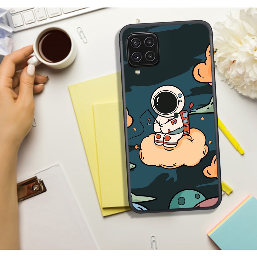 [ SIÊU HOT] ỐP LƯNG SAM-SUNG A12/A22 4G/A22 5G/M32  , IN HÌNH ASTRONAUT PHI-HÀNH-GIA, MÀU SẮC BẮT MẮT