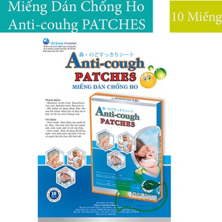 Miếng dán giảm ho anti-cough patches