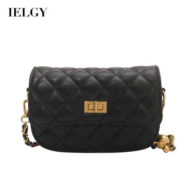 Túi vuông IELGY nhỏ hình thoi đơn giản linh hoạt dành cho nữ