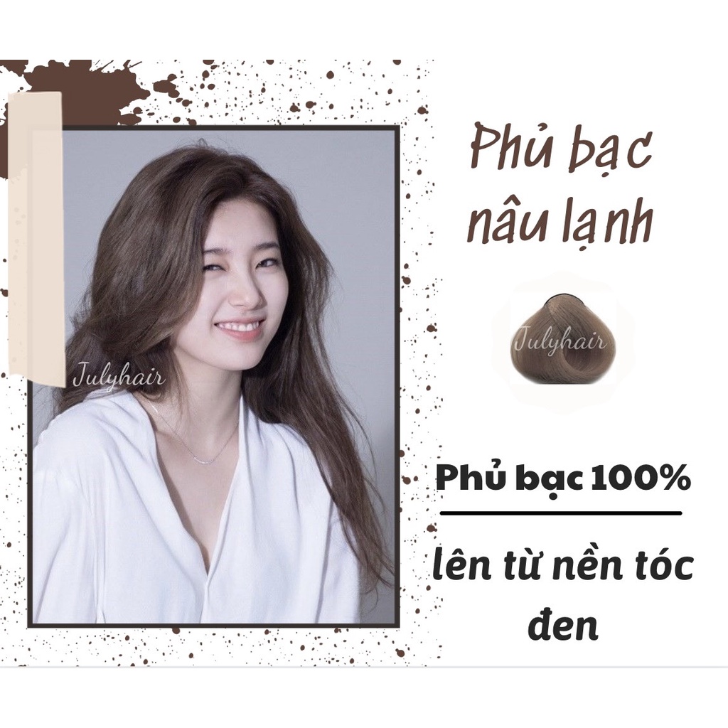 Thuốc nhuộm tóc PHỦ BẠC màu thời trang | Julyhair | Julyhairs