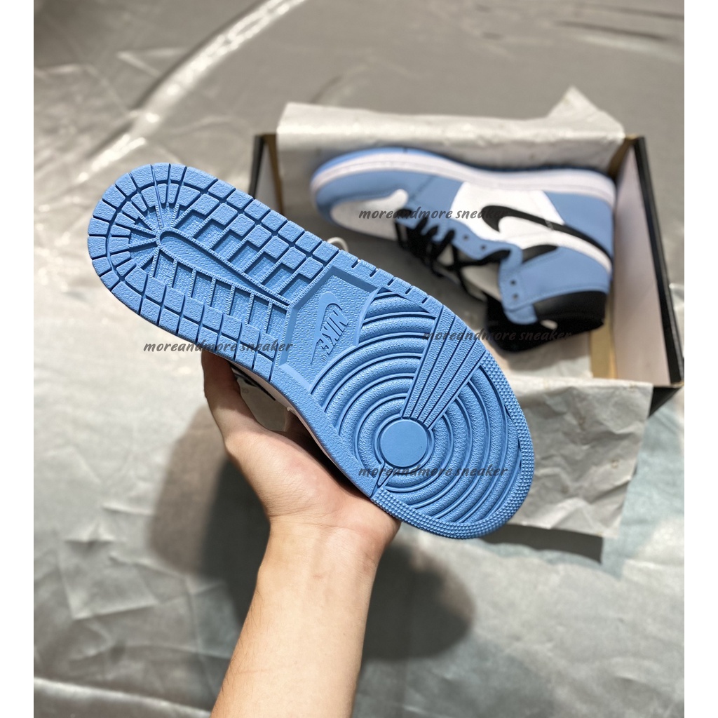 [More&More] Giày Sneaker Cổ cao JD 1 University Blue x OG chất lượng nguyên bản MS2252