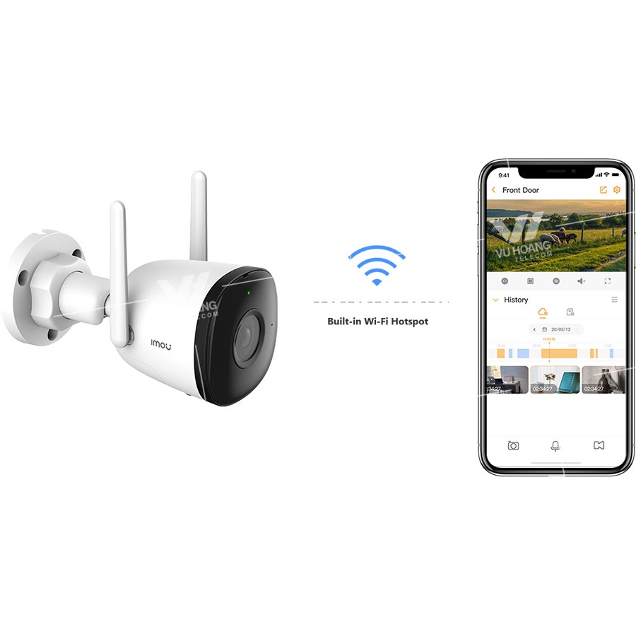 Camera wifi,camera imou ngoài trời IPC-F22P độ phân giải Full HD, hồng ngoại, chống nước – Hàng chính hãng bảo hành 24T | BigBuy360 - bigbuy360.vn