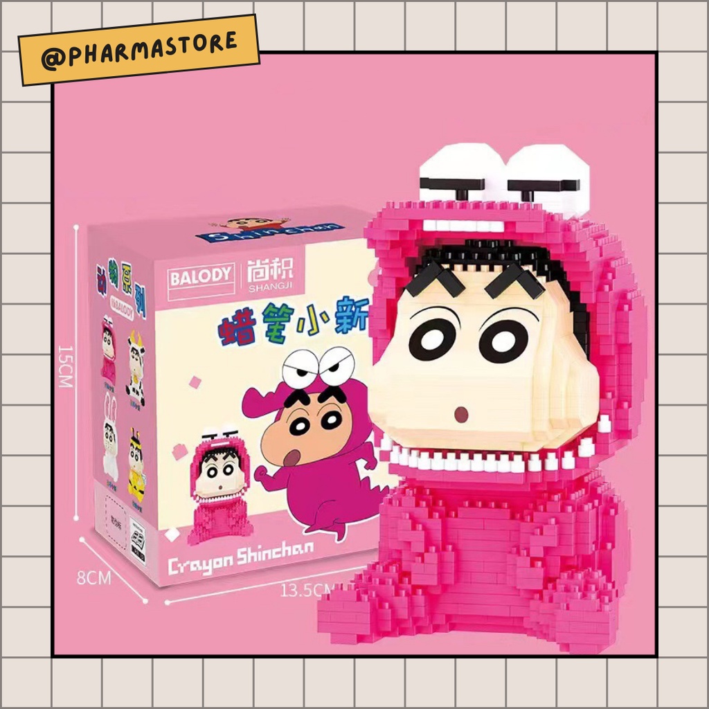 LEGO SHIN-CHAN CẬU BÉ BÚT CHÌ - ĐỒ CHƠI XẾP HÌNH LẮP RÁP MÔ HÌNH NANOBLOCK