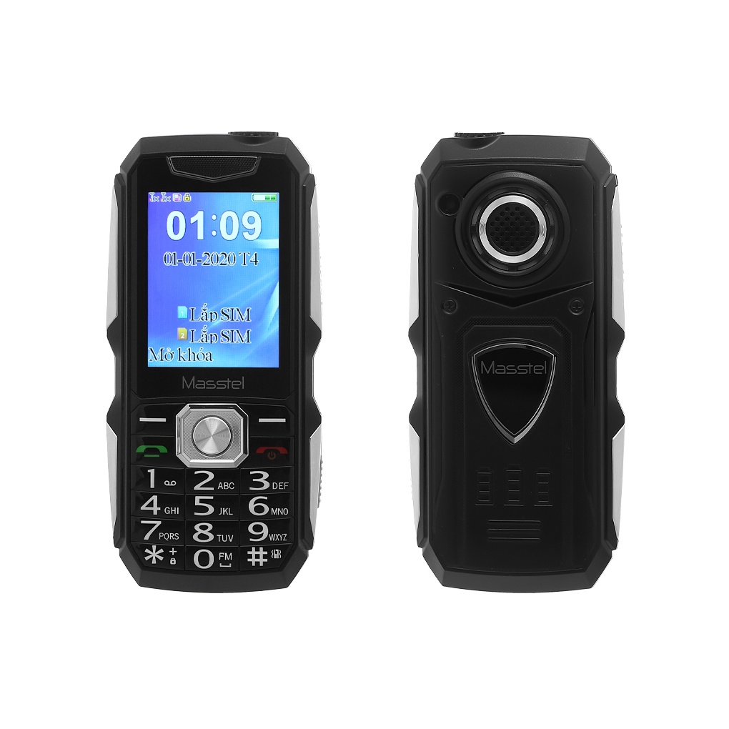 Điện thoại Masstel Play 50 MH 2.4inch Pin 3000mAh, loa khủng, FM không tai nghe