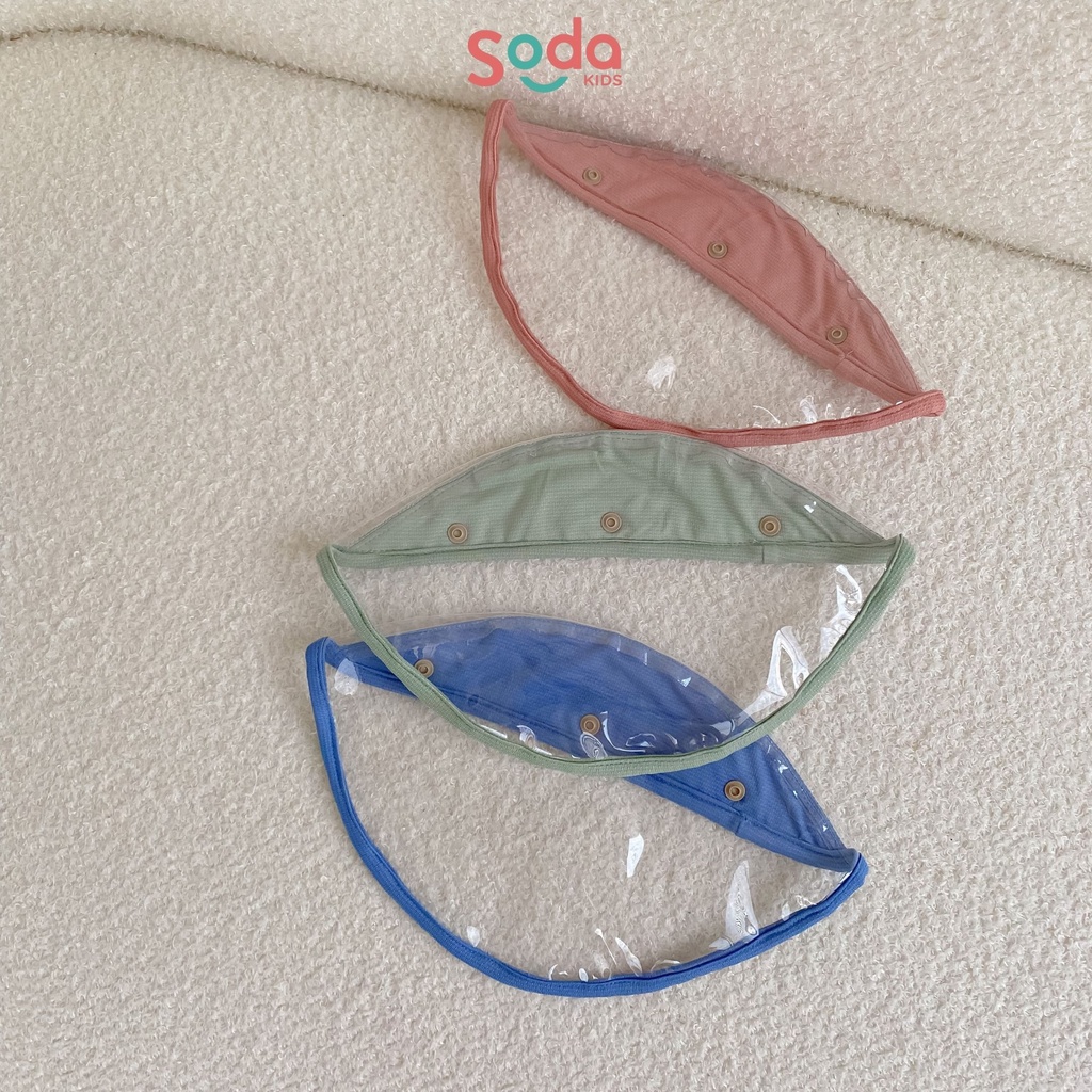 Áo chống nắng cho bé SODA KIDS thoáng mát, chống UV400 kèm tấm chắn chống bụi, chống giọt bắn