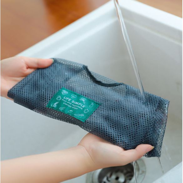 Túi lưới đựng thực phẩm cao cấp, túi hành tỏi đa năng bảo quản các loại gia vị củ quả chống ẩm mốc