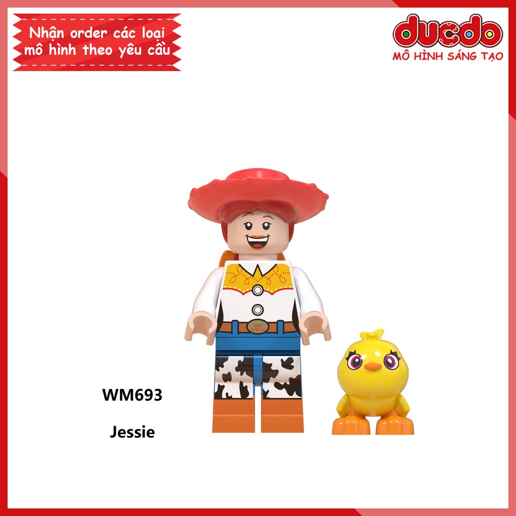 Minifigures các nhân vật trong Toy Story 4 - Đồ chơi Lắp ghép Xếp hình Mini Mô hình WM WM6060