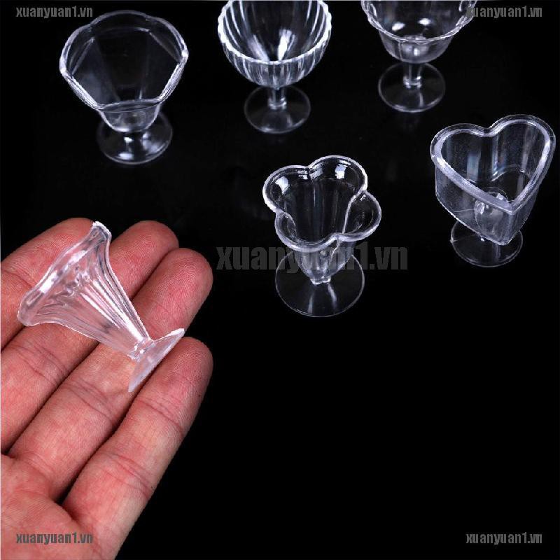 [XUANYUAN1] Set 6 Ly Kem / Đồ Ăn Nhà Búp Bê Thu Nhỏ