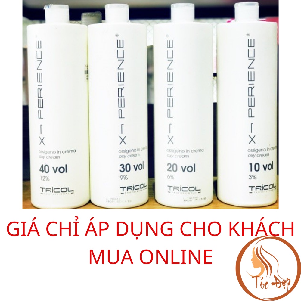 Oxy Trợ Nhuộm Tóc TRICOL 1000ml